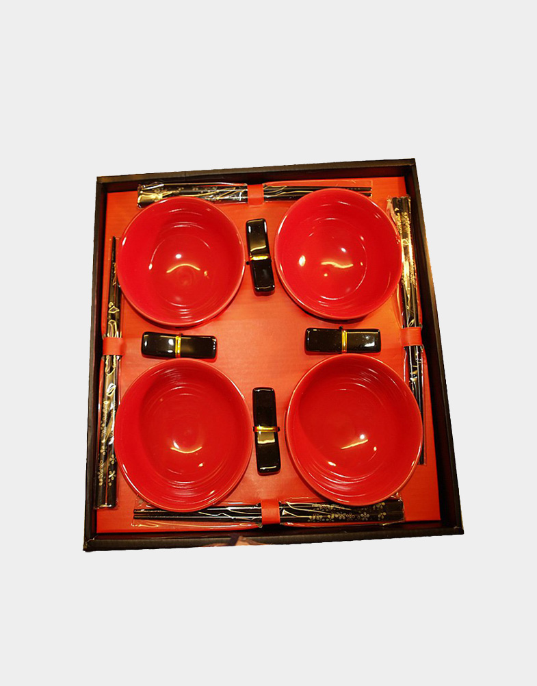 Red Dinnerware from China - 16 pc