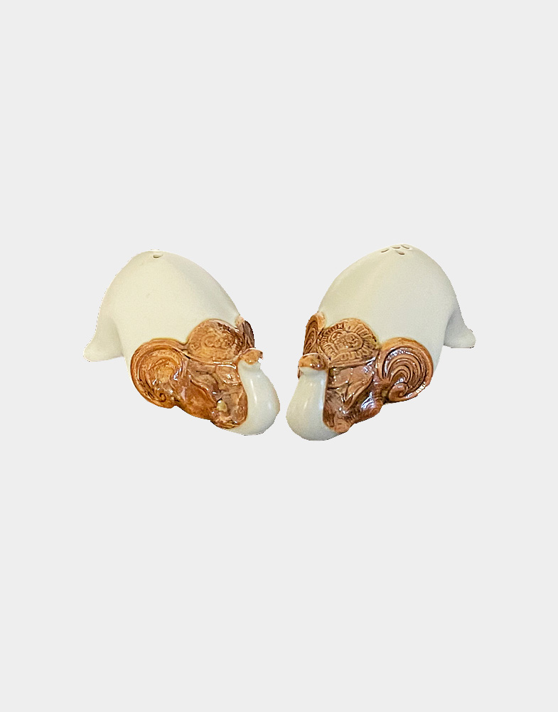 Designer Salt & Pepper Set Ceramic Salt & Pepper Shaker Set, Fair Trade from Thailand