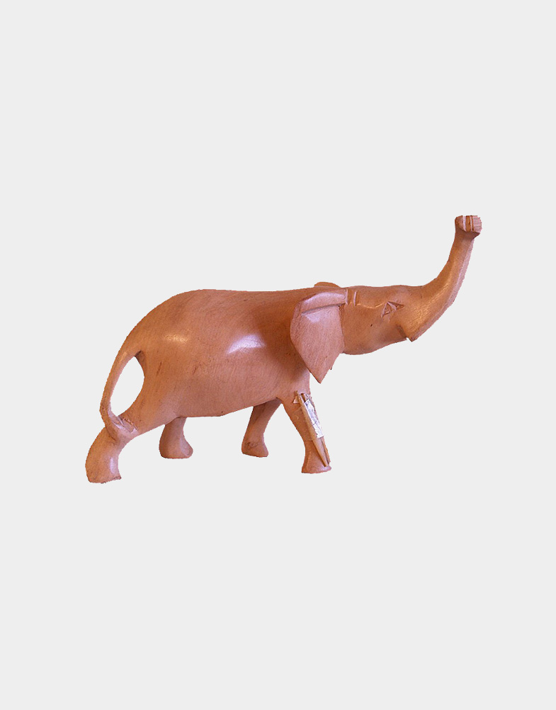 Wooden Elephant Sculpture from Africa 