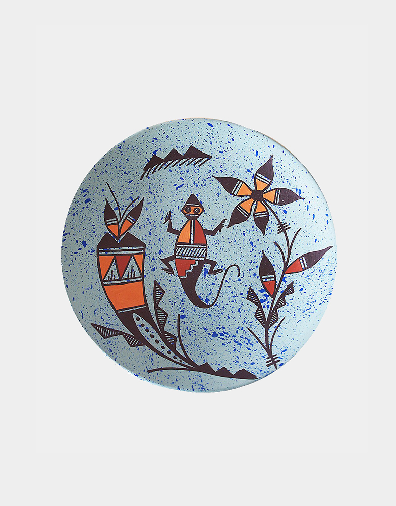 Hopi Style Painted Wall Plate