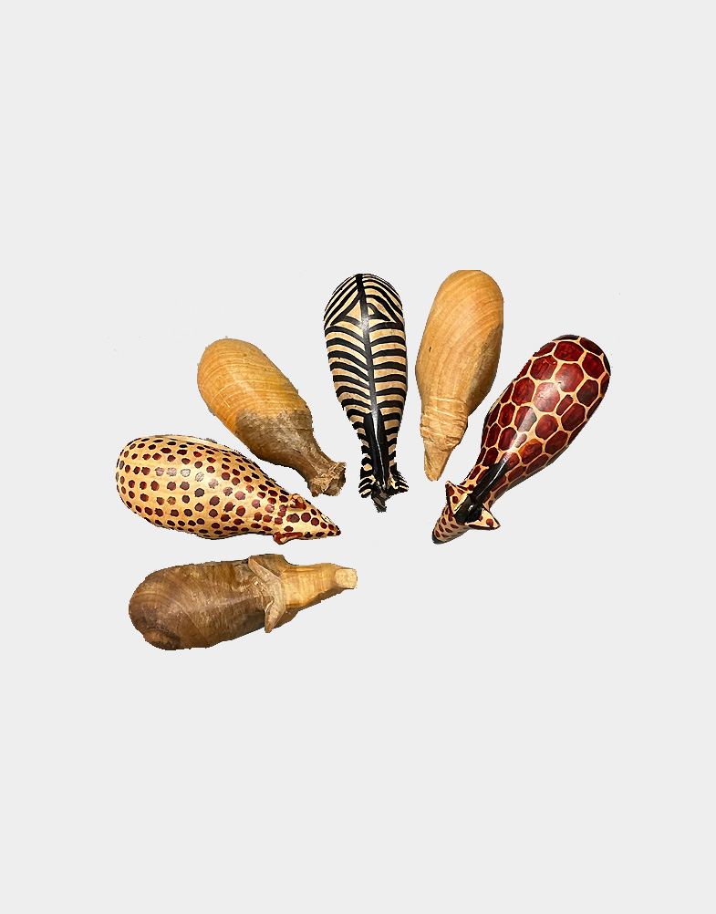 animal napkin rings set of six-a