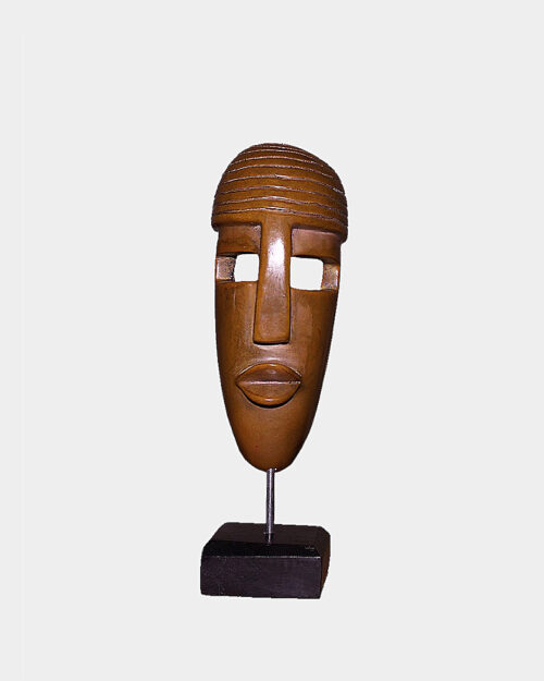 Kisii Soapstone Mask on Stand