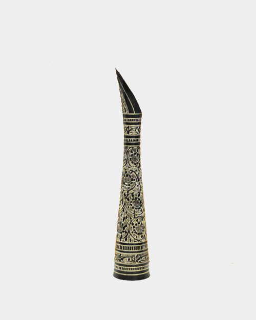 Metal Vase from India: Four in Stock