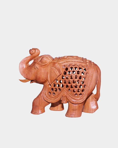 Trunk Up Elephant from India: Three in Stock