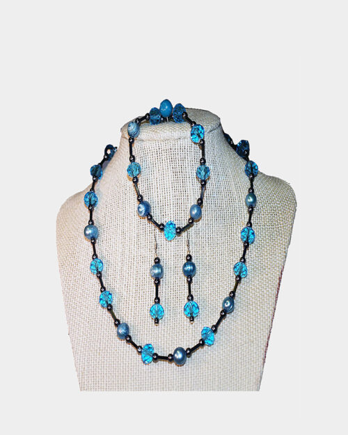 Turquoise Pearl Jewelry Set