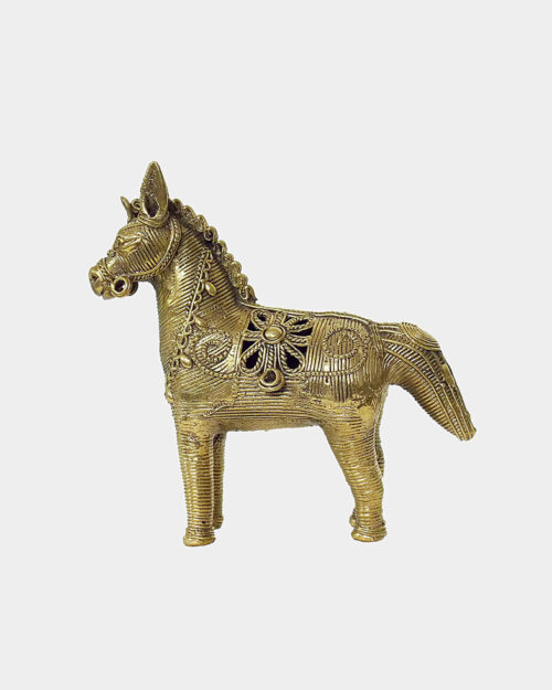Dhokra Craft - Horse: Two in Stock