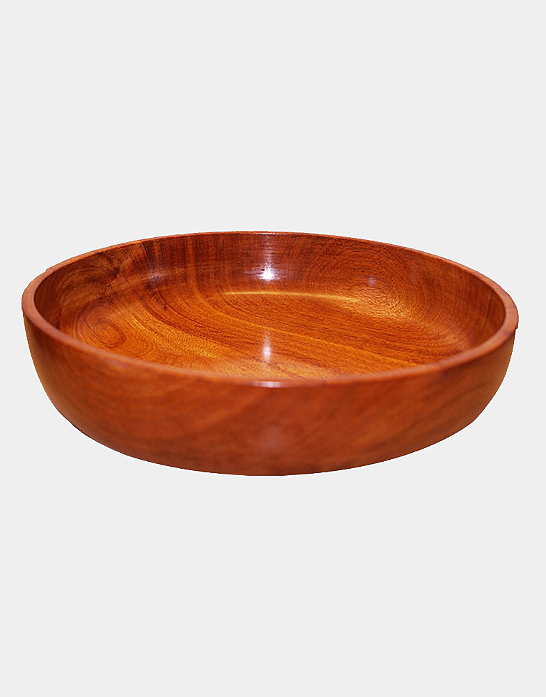 Wooden flat Serving Bowl