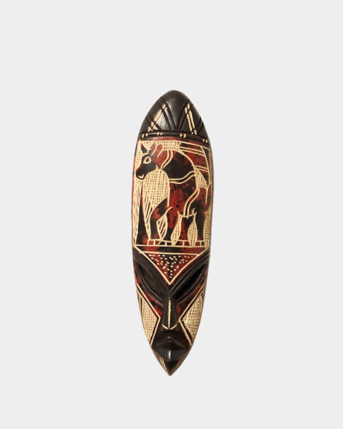 African Animal Mask - Decorative Fang Mask from Ghana