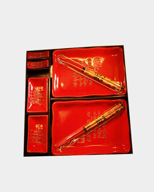 Contemporary Dinnerware Sushi Dinner Set For Two