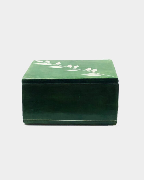 African Soapstone Desktop Box- Kenyan Art