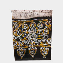 batik scarves grey and black-b