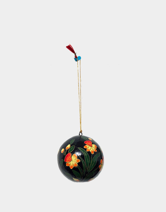 Christmas Ornaments Papier Mache Christmas Ball from India