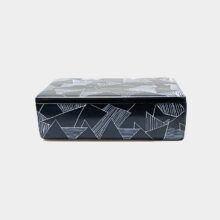 black rectangular stone box-b
