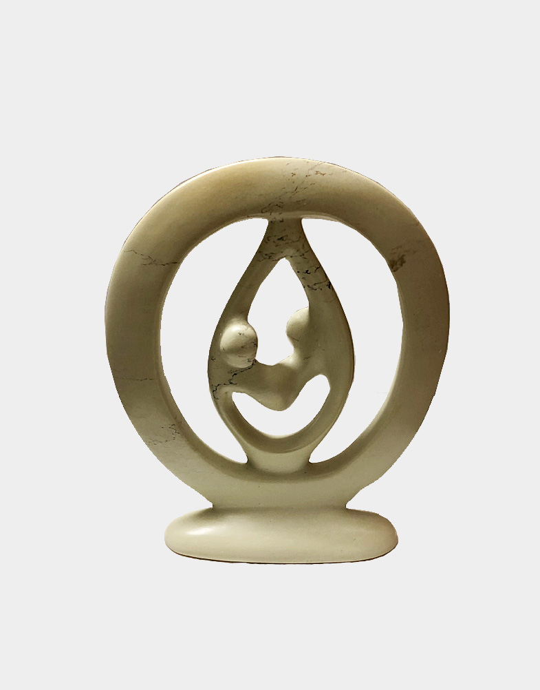 lovers embrace sculpture-a