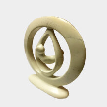 lovers embrace sculpture-b