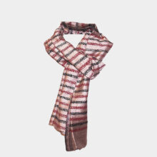 Printed half silk scarf1-a