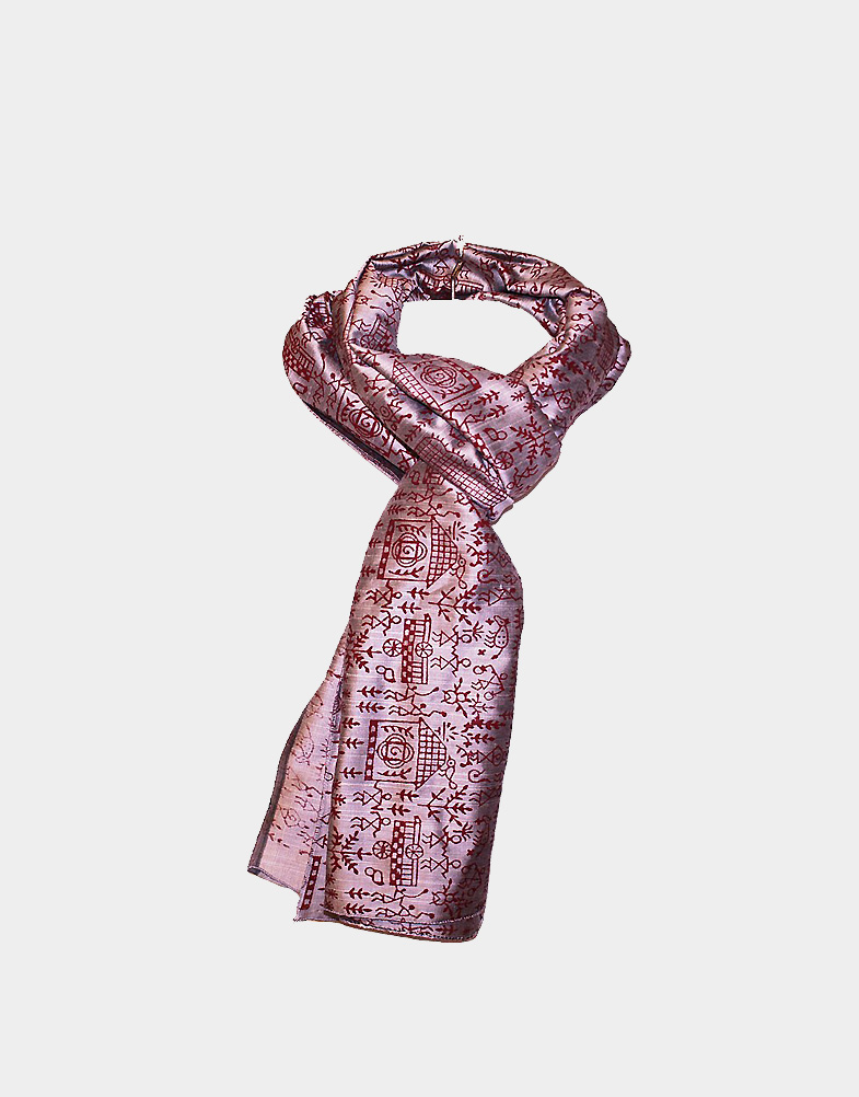 printed half silk scarf3-a