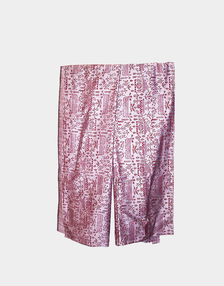 printed half silk scarf3-b