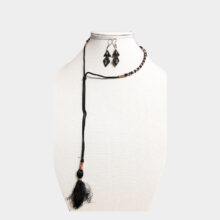 Black Terracotta Jewelry set-1c