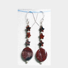 Granite beaded jewlery set-b