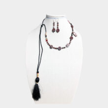 Granite beaded jewlery set-c