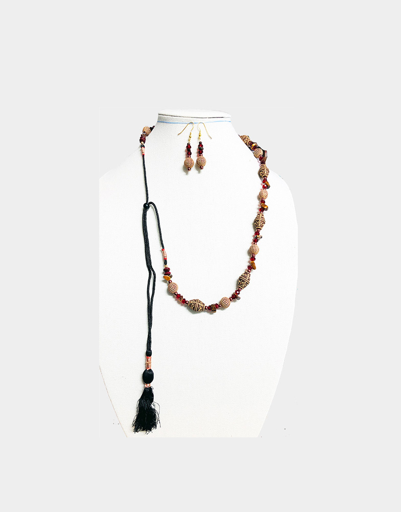 Terracotta jewlery set 4c