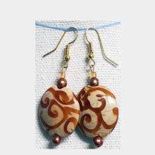 ceramic beaded jewelry set-b