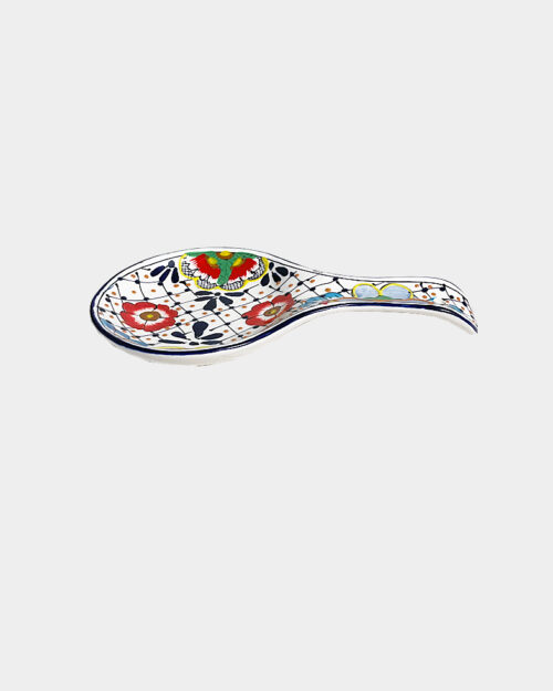 Ceramic Spoon Rest from Mexico-Functional Pottery