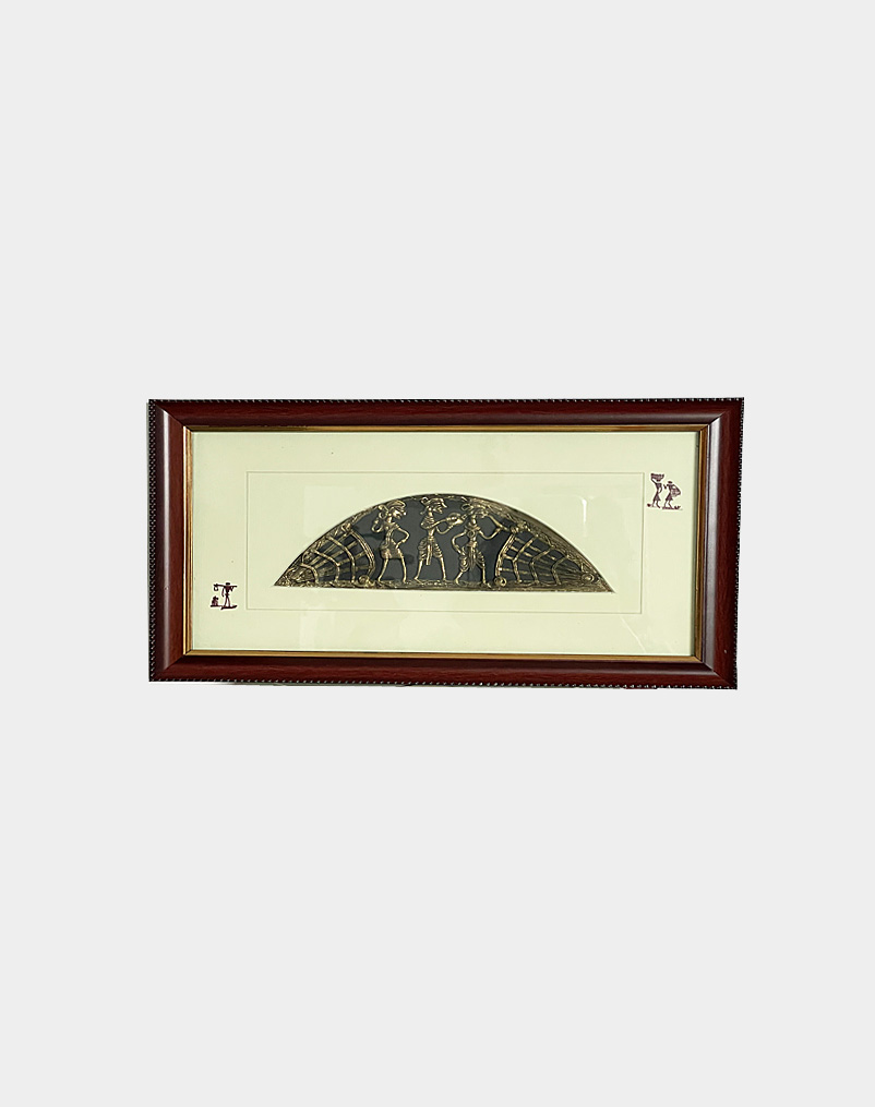 Decorate your room wall with this unique Dhokra metal painting. Explore a wonderful collection of handmade Dhokra paintings from the tribes of India at Craft Montaz.