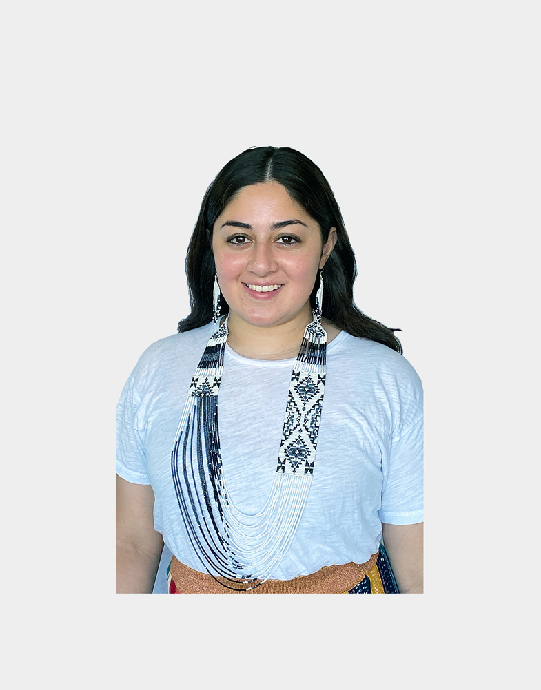 black and white necklace set-a