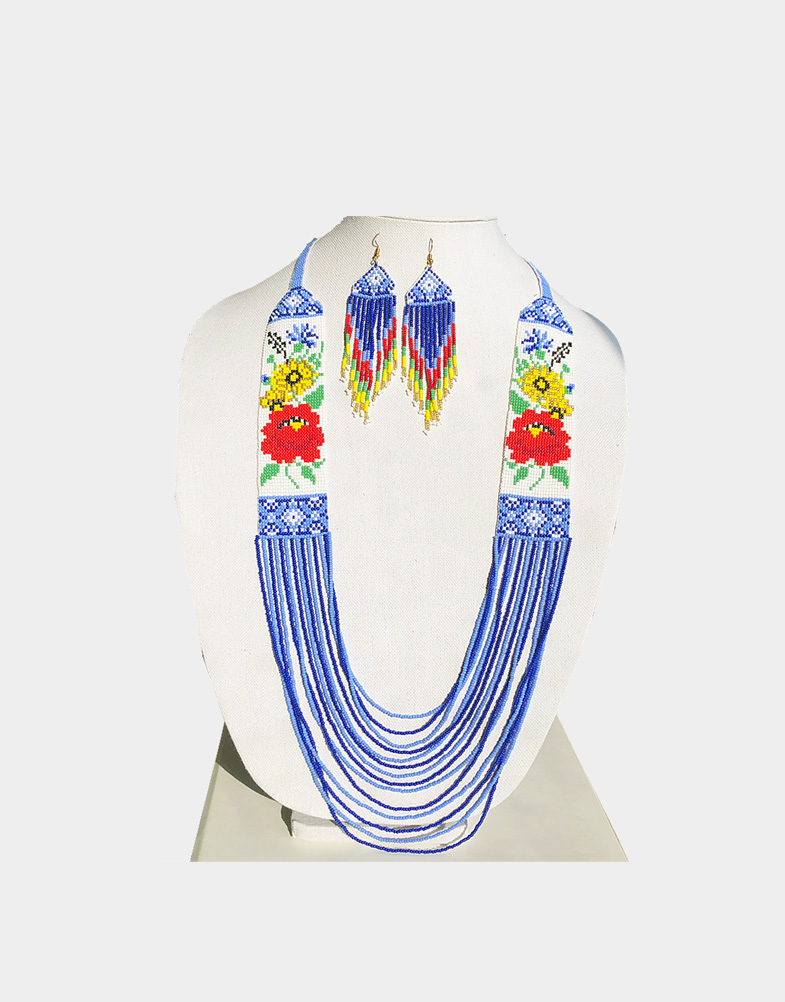 royalo blue necklace set-b