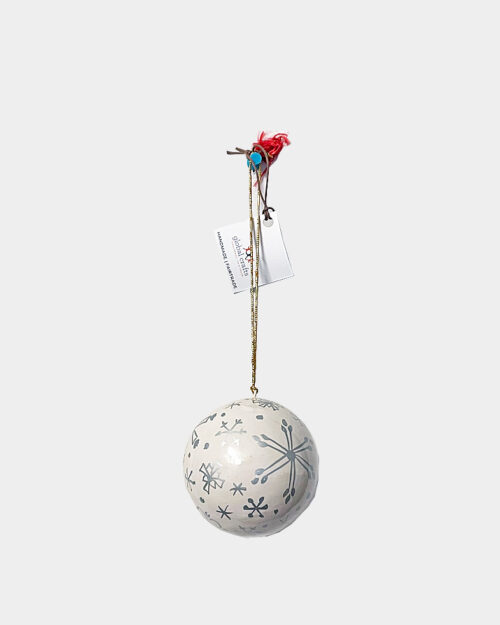 White Christmas Ornament Balls