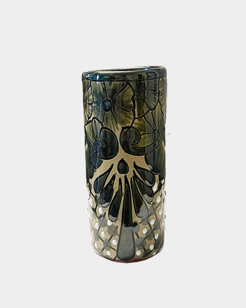 Talavera Ceramic Glass Vase