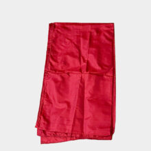 red pure silk scarf-b