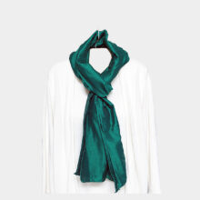 solid green scarf-a