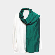 solid green scarf-b