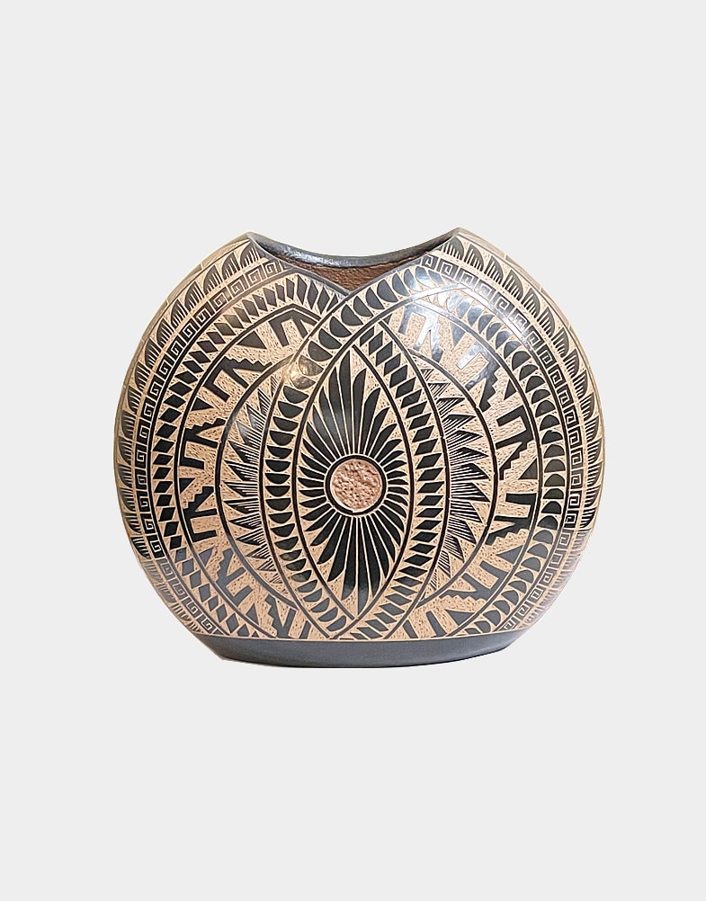 This is a pure Fair Trade craft from Nicaragua, Central America. Nicaraguan pottery ceramics are for decorative purpose and should not be used with water. Own it!