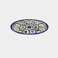oval ceramic plate-a