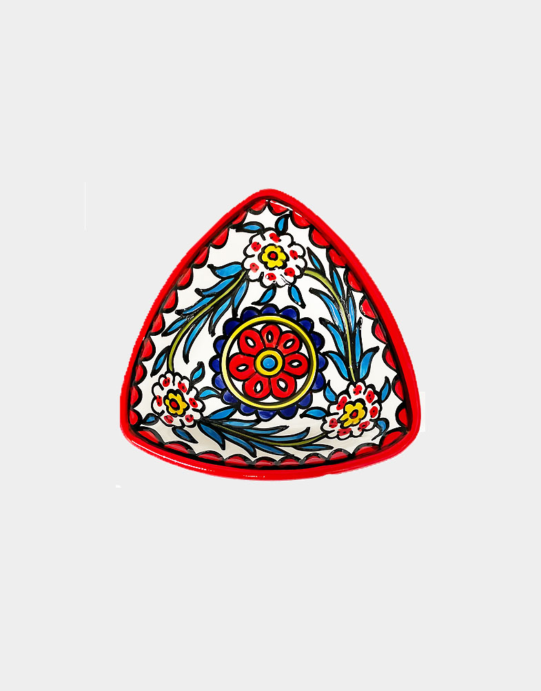 triangular snak plate2-c