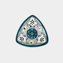 triangular snak plate3-c