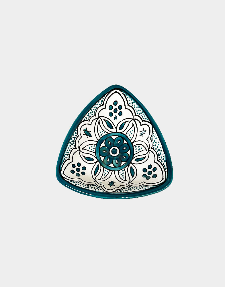 triangular snak plate3-c