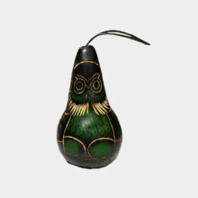 Peruvian ornament owl small-green