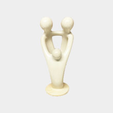 couple with one child in white-a