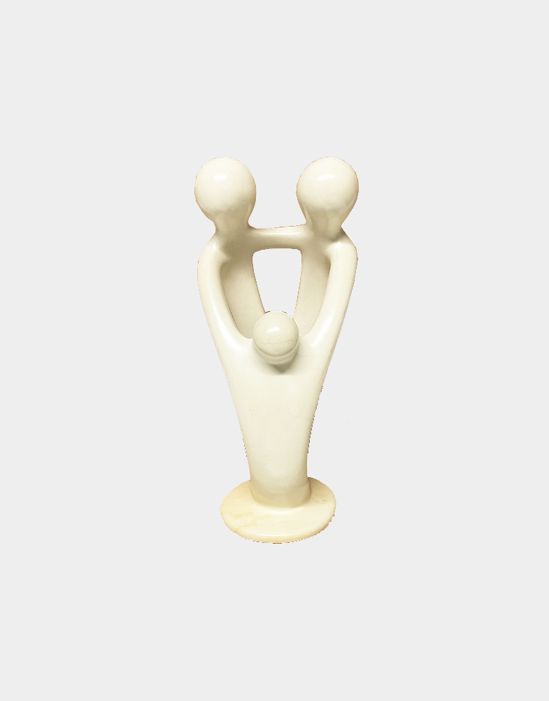 couple with one child in white-a