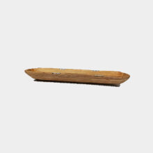 olive wood elliptical snack tray-large-a