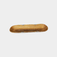 olive wood elliptical snack tray-large-b