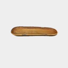 olive wood elliptical snack tray-medium-b