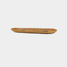 olive wood elliptical snack tray-small-a