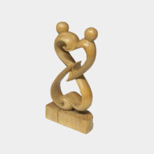 crocodile wood sculpture-b