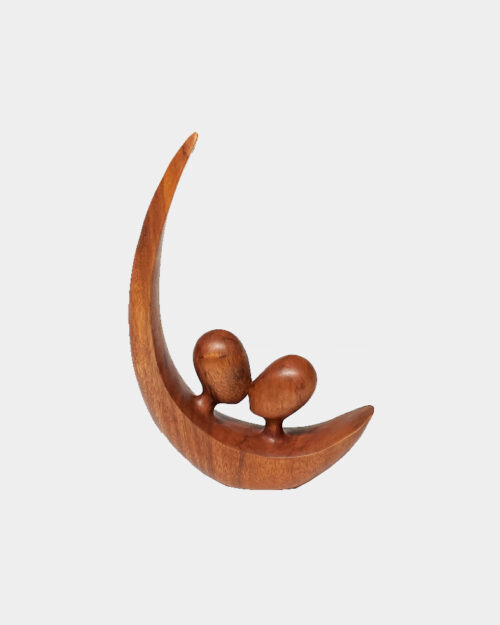 Romantic Wood Carving from Bali, Indonesia